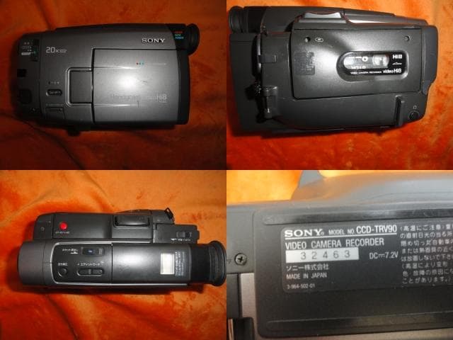 録画・再生・ダビングＯＫ◆SONY　Hi８ TRV９０　動作良好