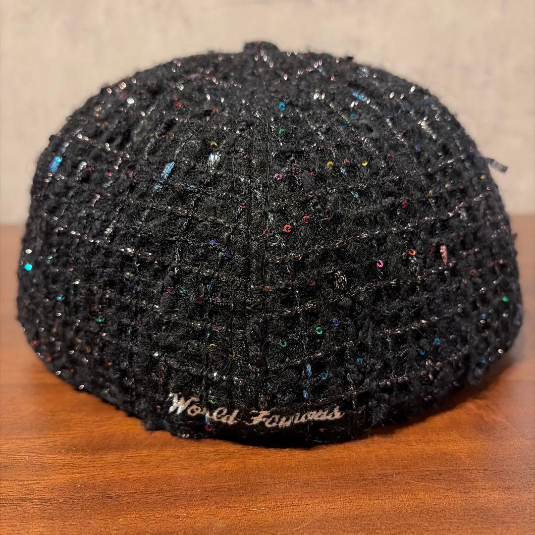 【新品未使用】7 1/4 Supreme 黒 ベースボールキャップ