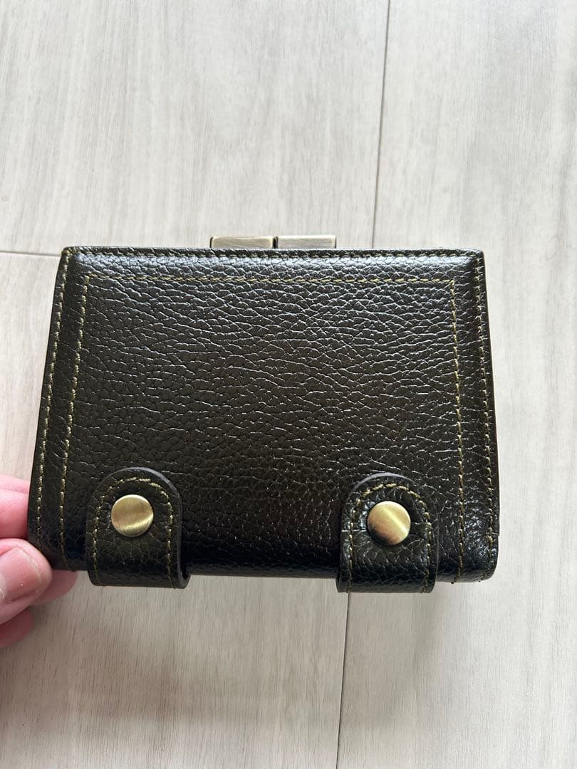 新品未使用 BURBERRY バーバリー レザー 三つ折り財布)