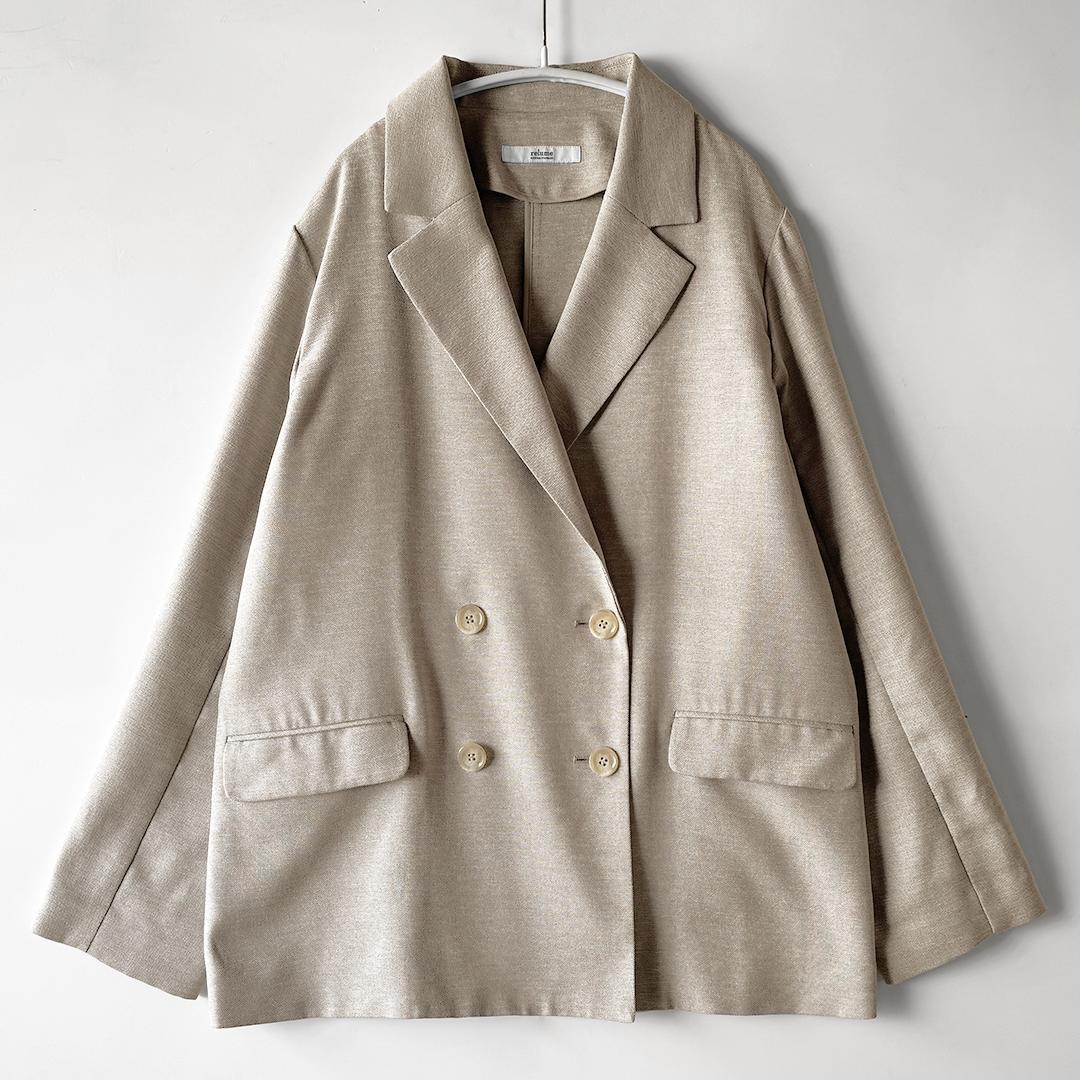 【未使用】ジャーナルスタンダード relume ウォッシャブル ダブルジャケット