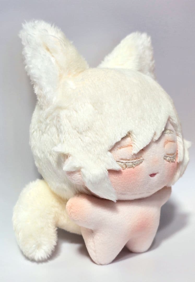自作 無属性 ぬいぐるみ クリーム色の猫くん B 10cm