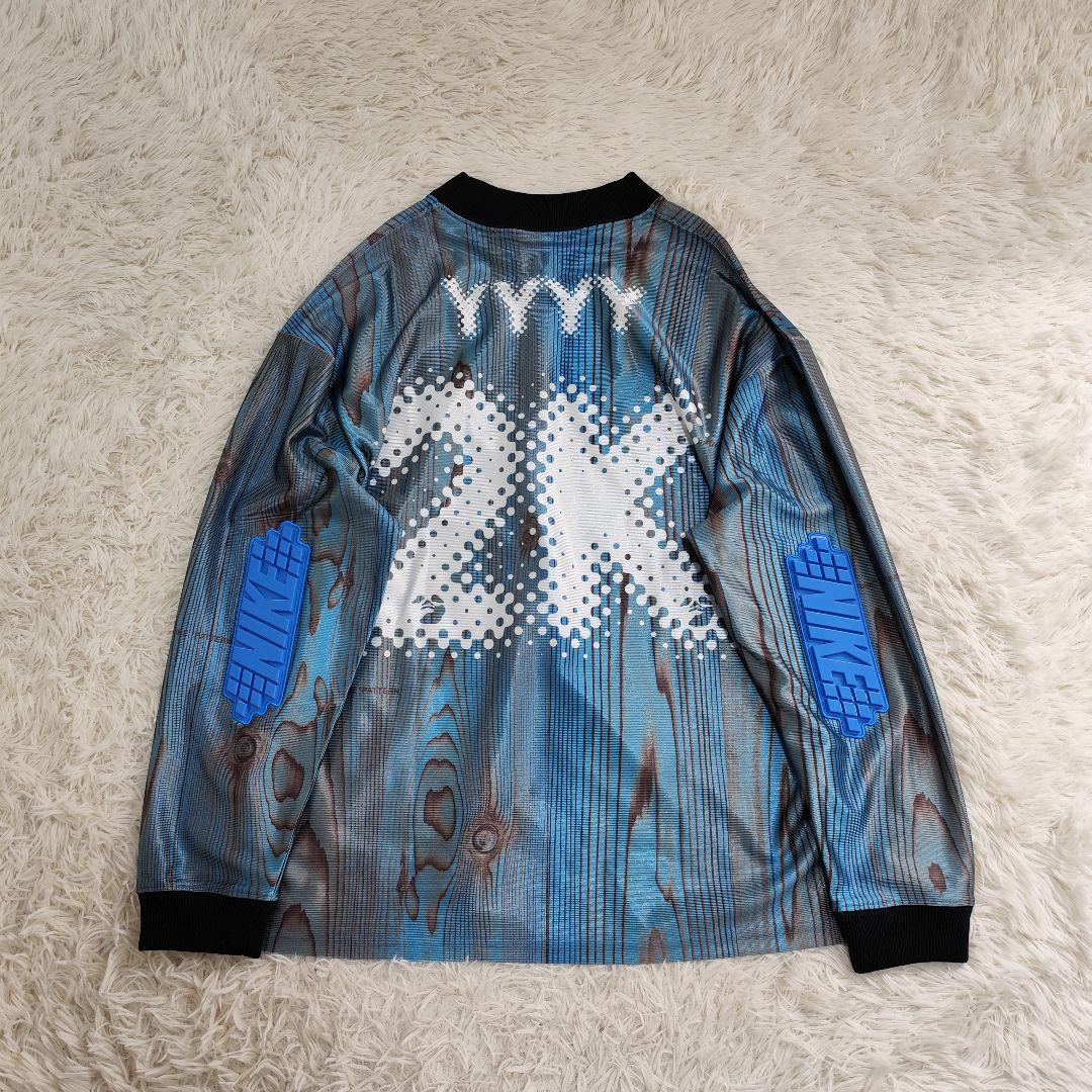 20984✨ナイキ オフホワイト Jersey ピステ 青 ゲームシャツ XL