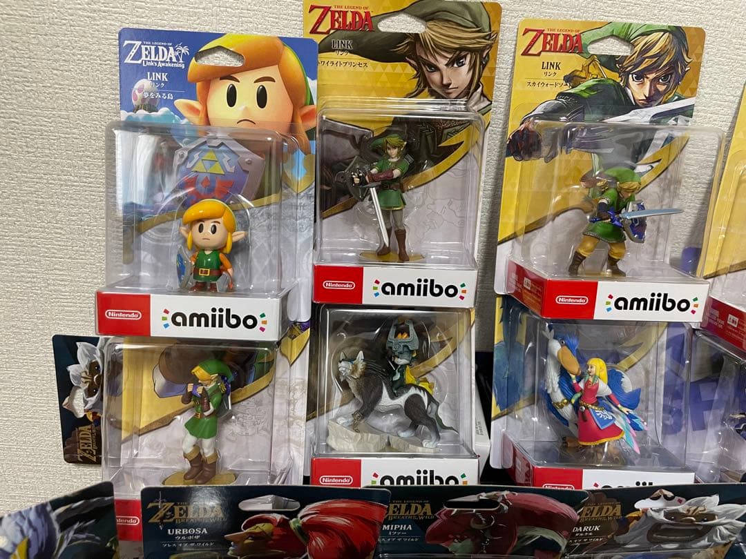 新品未開封　ゼルダの伝説 amiibo 22種セット ウルフリンク　Switch