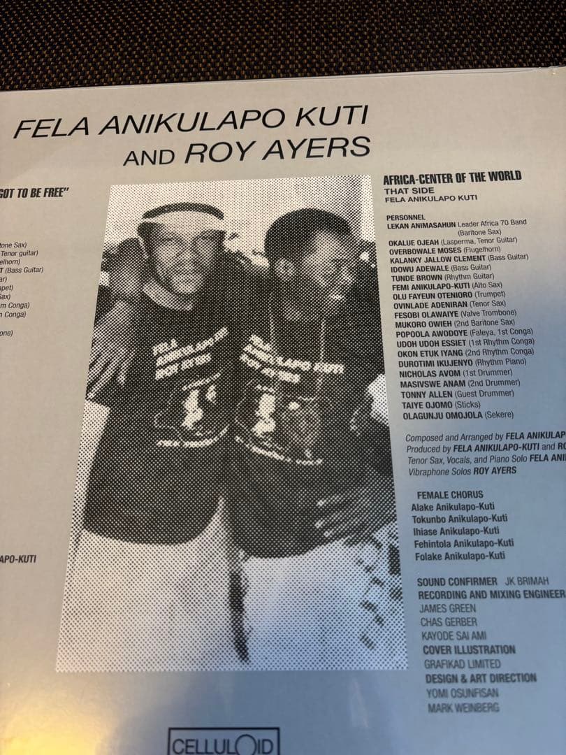 新品未開封 FELA KUTI &ロイ エアーズ LPレコード レアグルーヴ名盤