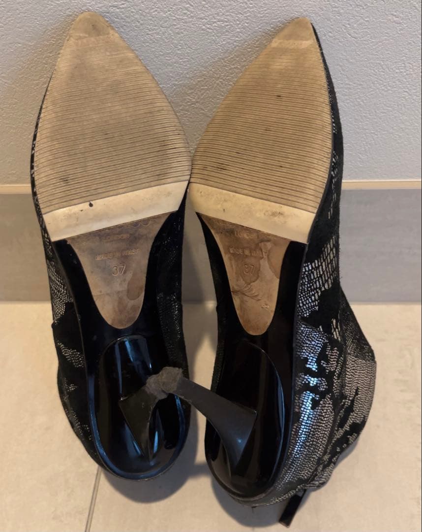 【JIMMY CHOO（ジミー チュウ）】ショートブーツ　靴　ピンヒール
