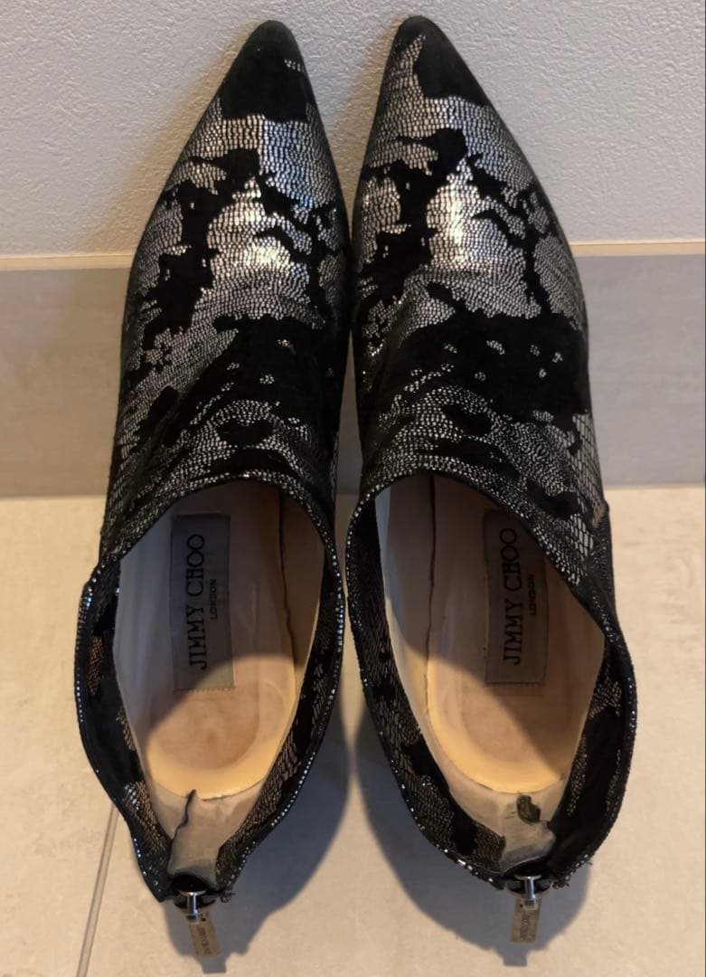 【JIMMY CHOO（ジミー チュウ）】ショートブーツ　靴　ピンヒール