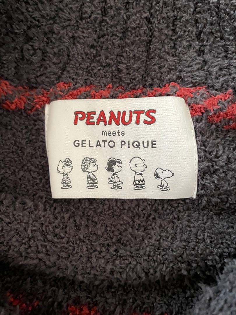 gelato pique スヌーピー　ルームウェア S-M ダークグレー