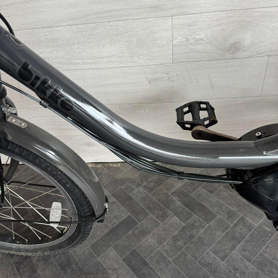 電動アシスト自転車 ブラック 前バスケット付き