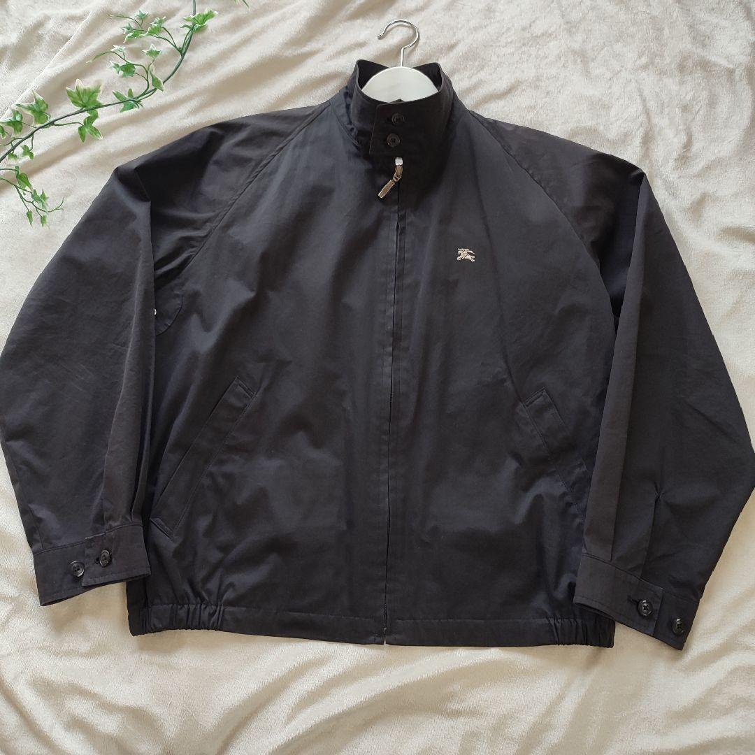 [美品] BURBERRY LONDON ブラック黒 裏ノバチェックM ブルゾン