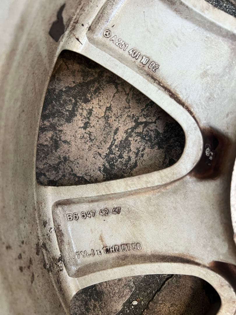 ざ*わ様 ベンツR350 ML350 R17 スタッドレスタイヤ アルミホイール