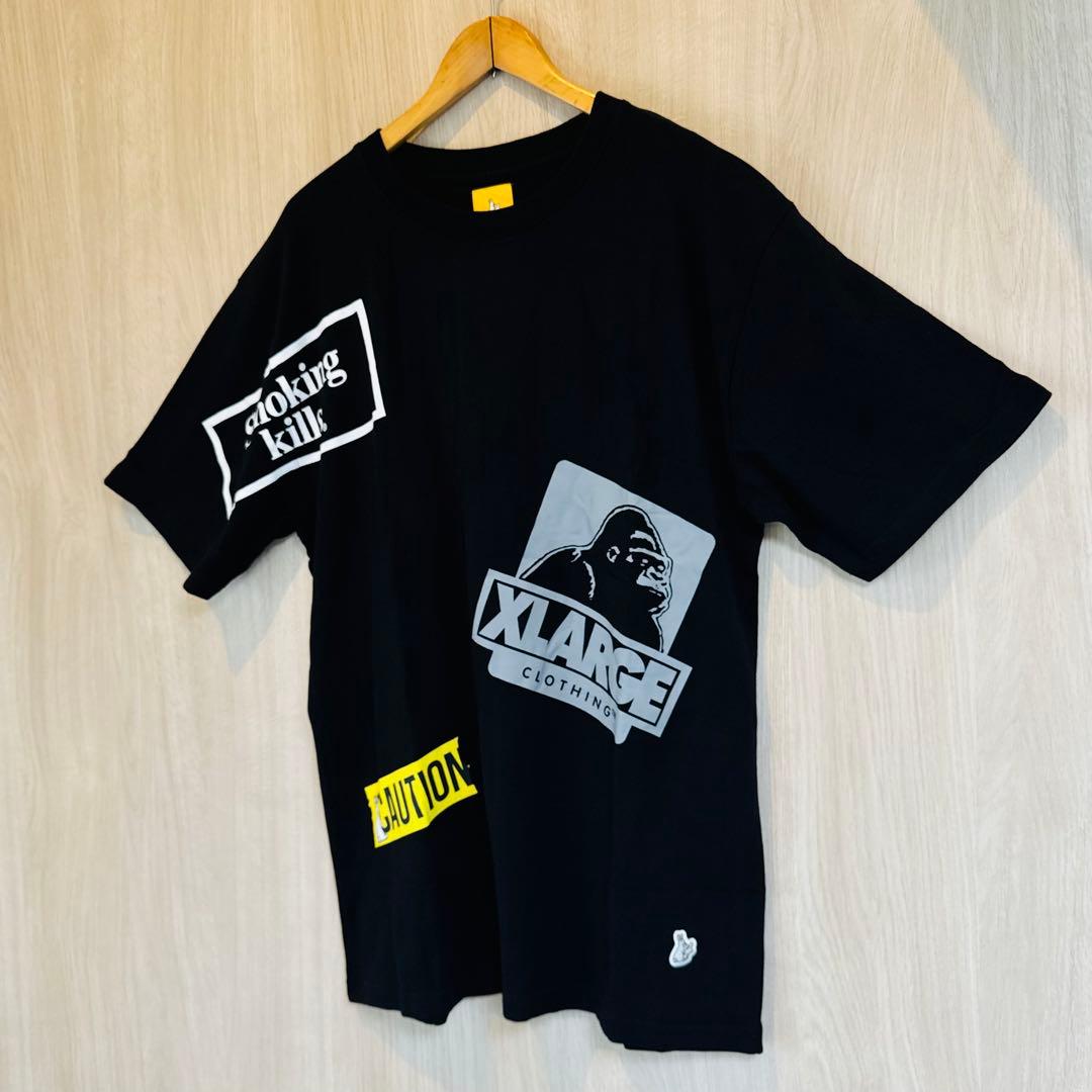 【希少】FR2×XLARGE 限定コラボ RANDOM LOGO TEE XL