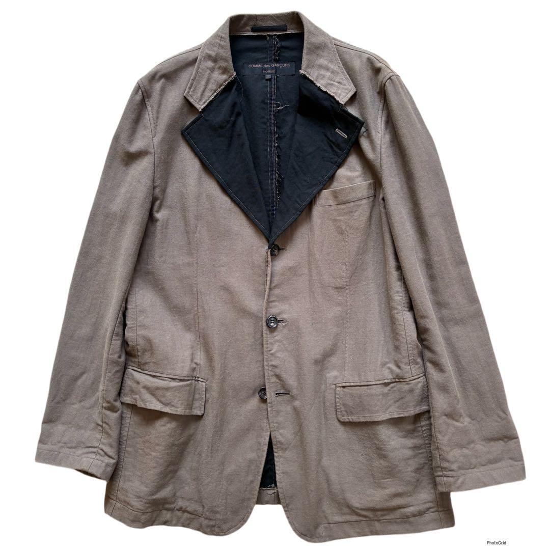 コムデギャルソンオム 02aw 田中オム インサイドアウト ジャケット シャツ
