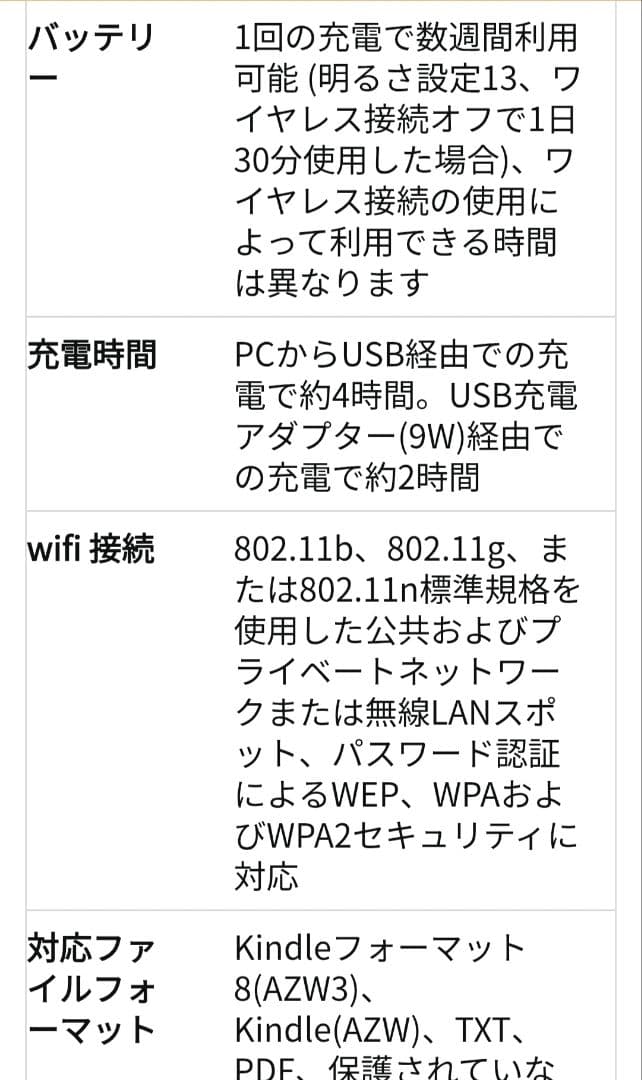 Amazon Kindle 電子書籍リーダー 本体　16ギガ