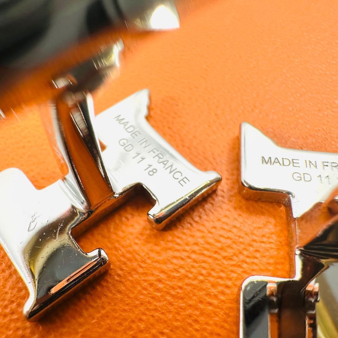 HERMES　エルメス　ペガス　シルバー　カフス　カフリンクス　Hロゴ