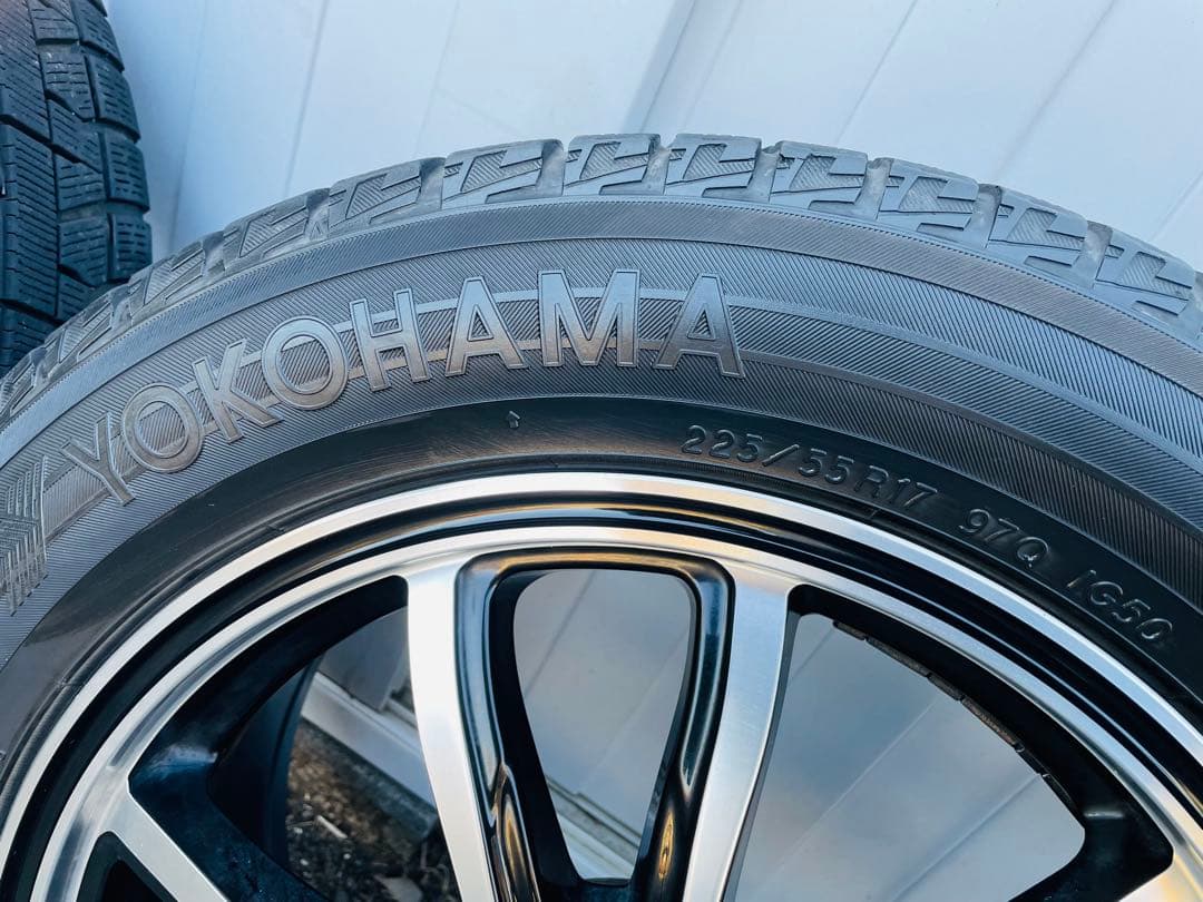 送料込み　225/55R17 スタッドレスタイヤ・ホイールセット 17インチ
