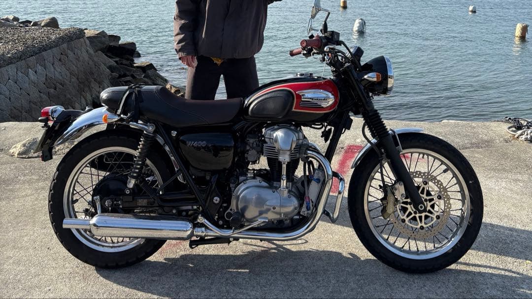 カワサキ 純正オプション W800 CAFE カフェシート w400/w650可