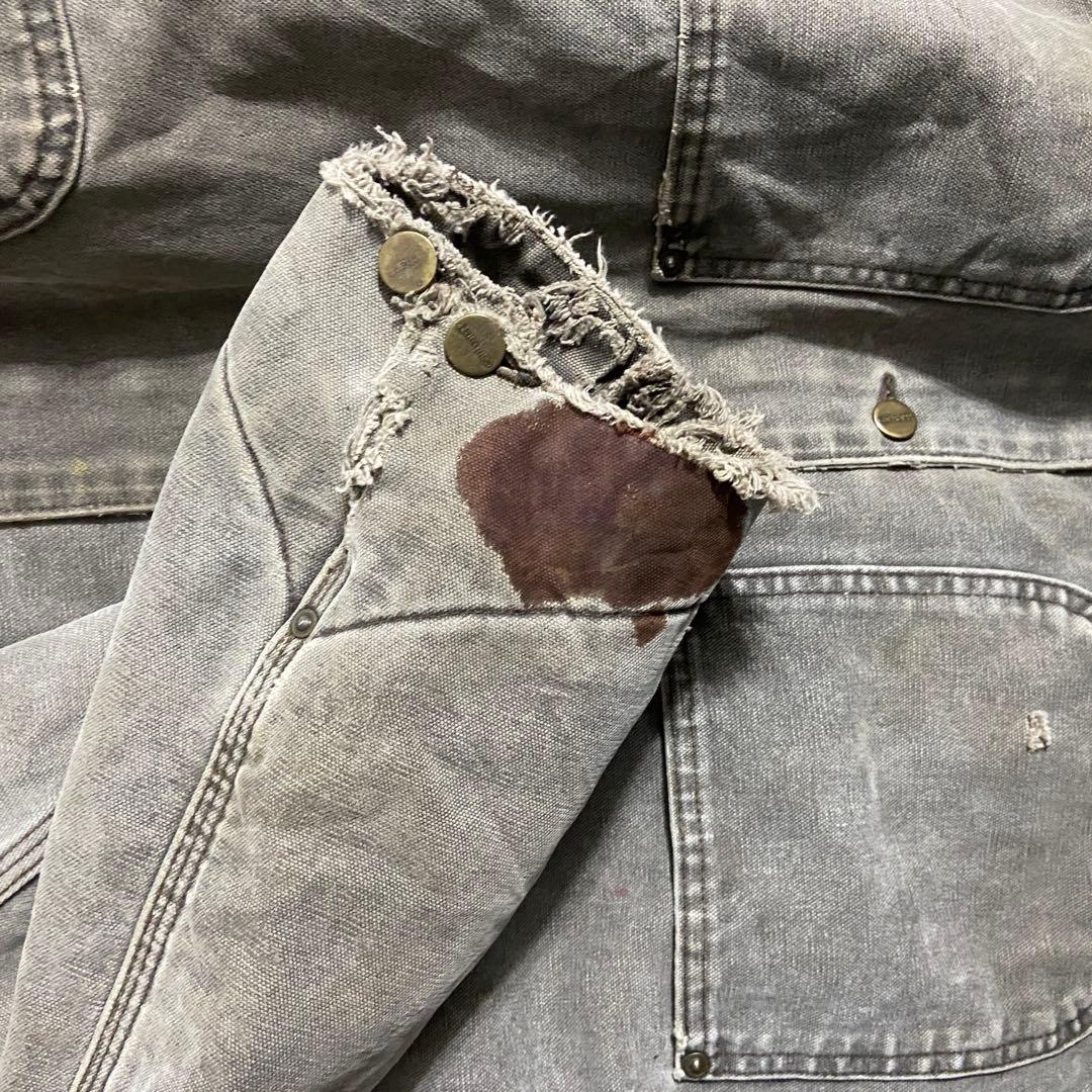 さ*！様 carhartt ミシガンチョアジャケット MOS モスグリーン ボロ