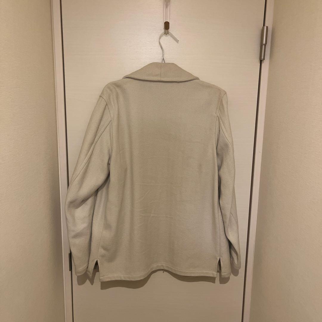 phigvelクリーム色 ショールカラー テーラードジャケット