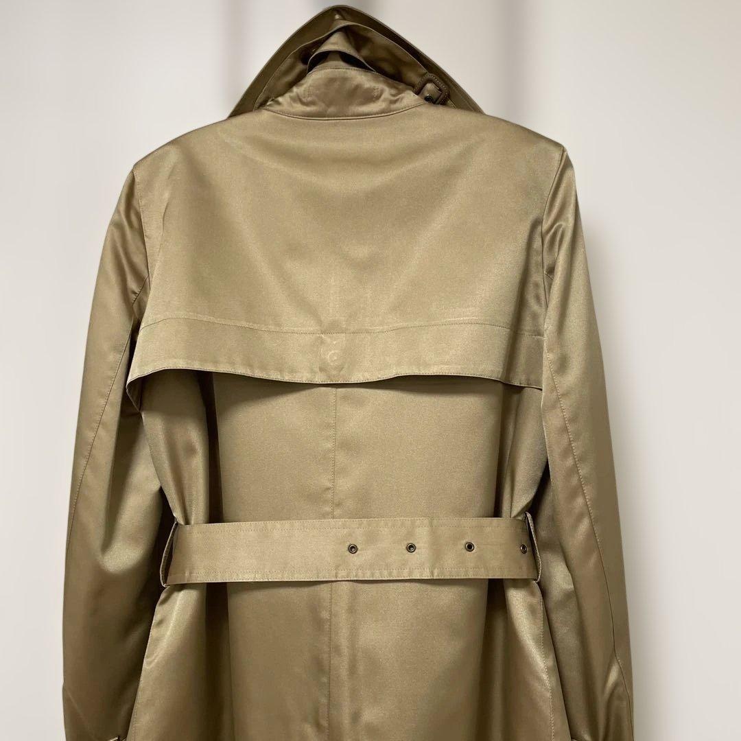 Paul Stuart ベージュ トレンチコート サイズ6 シルク入り　軽量
