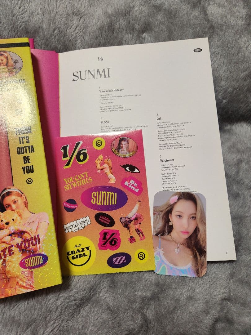 sunmi ソンミ cd 1/6 warning full moon トレカつき