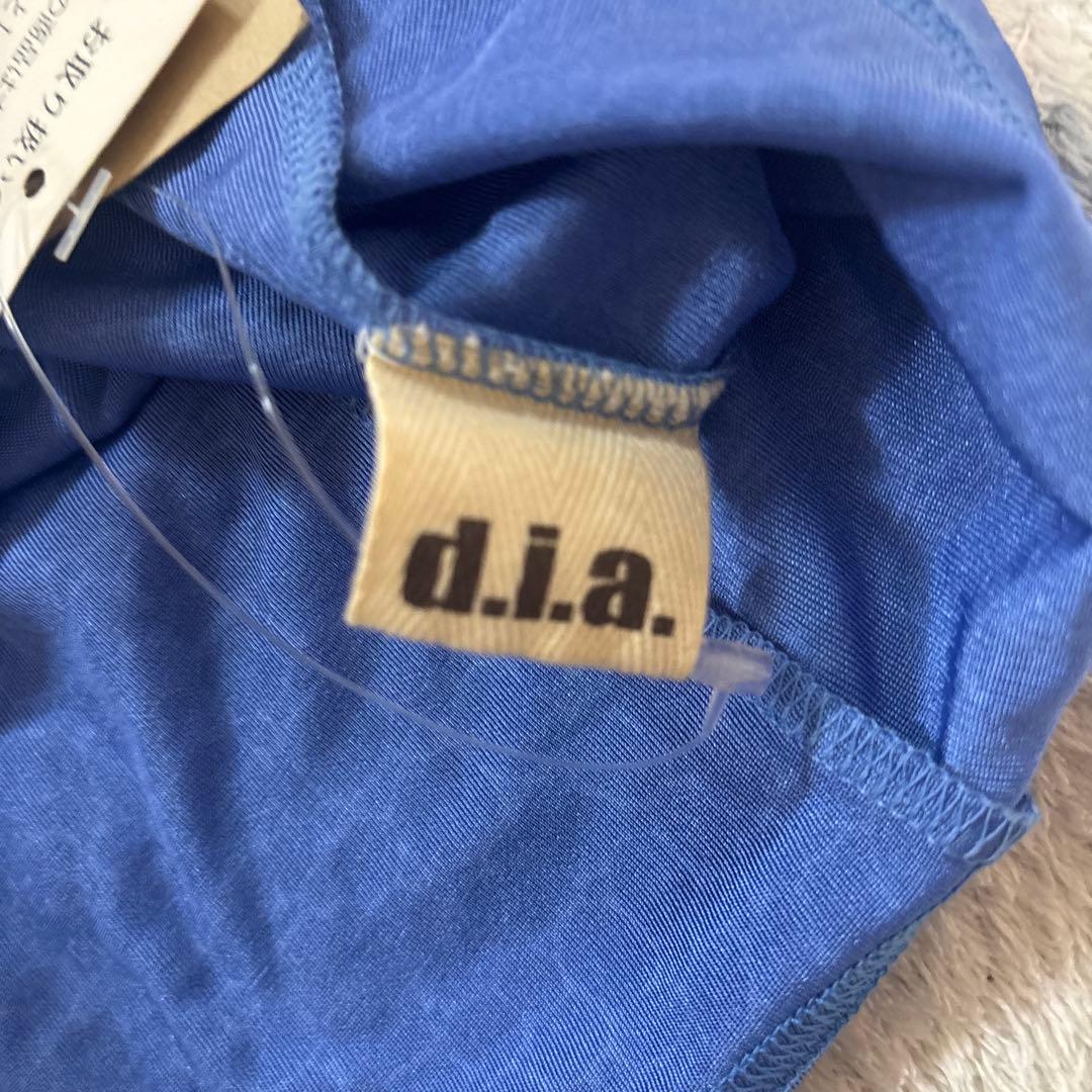 d.i.a. 平成ギャルブルー　チュニックバックレース透け