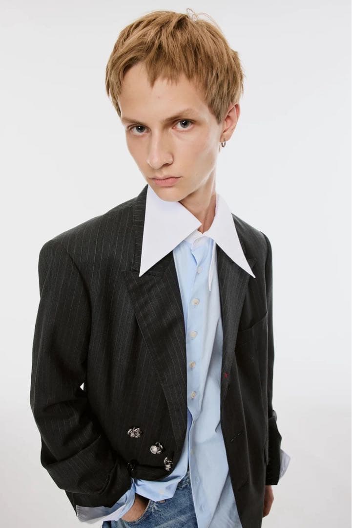 ジャケット・アウター MASU 26SS RED BAR TACK TAILORED JACKET