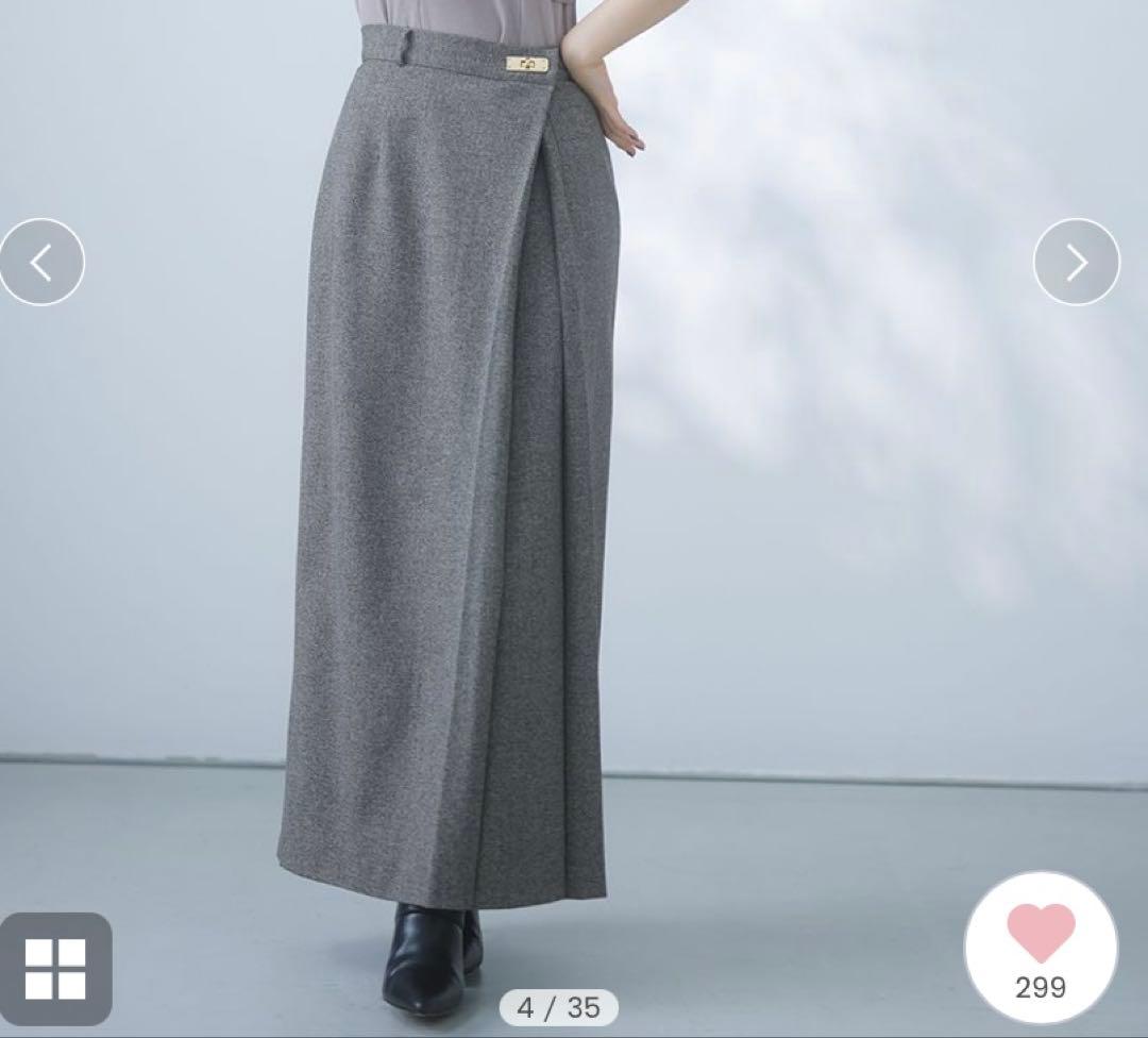 新品❗️即日発送❗️タックバリエスカートSNIDELスナイデル