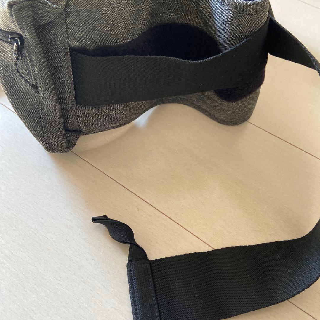 【美品】POLBAN のせる抱っこひも　肩ショルダー付き　メランジグレー