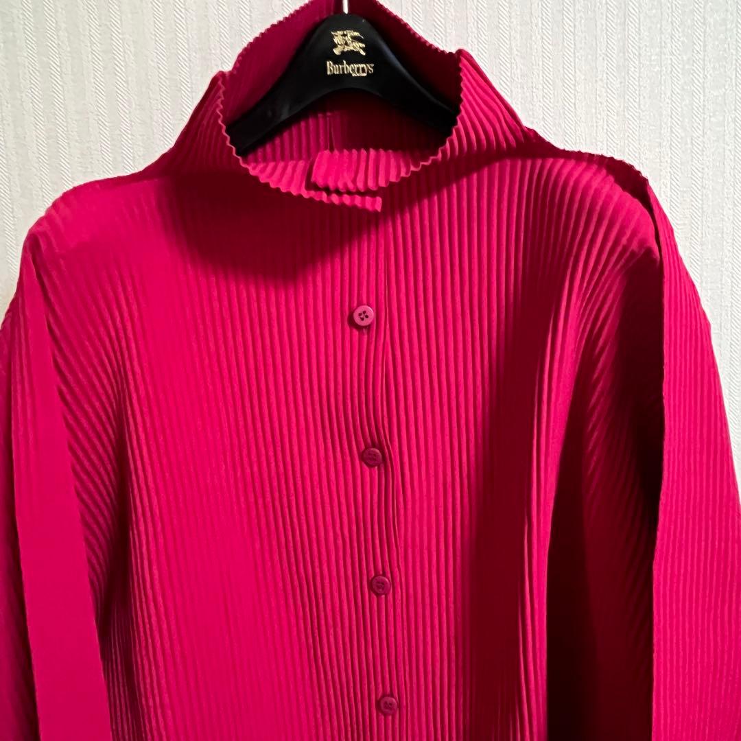 me ISSEY MIYAKE トップス　カーディガン　ピンク　美品