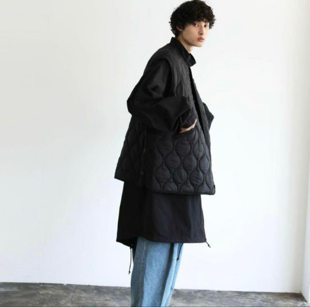 VICTIM M65 BIG COAT＆ QUILTED BIG VEST