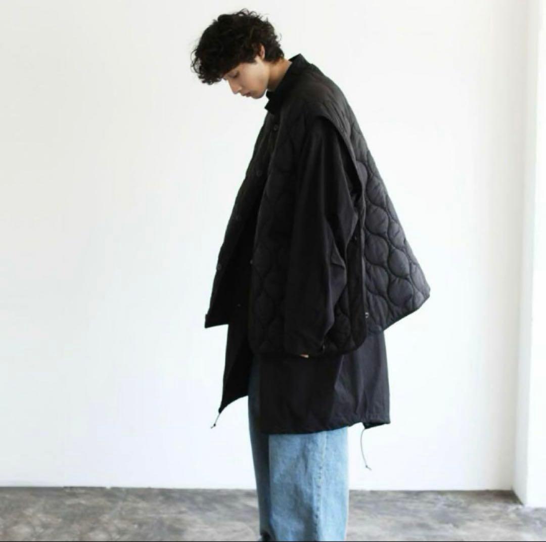 VICTIM M65 BIG COAT＆ QUILTED BIG VEST