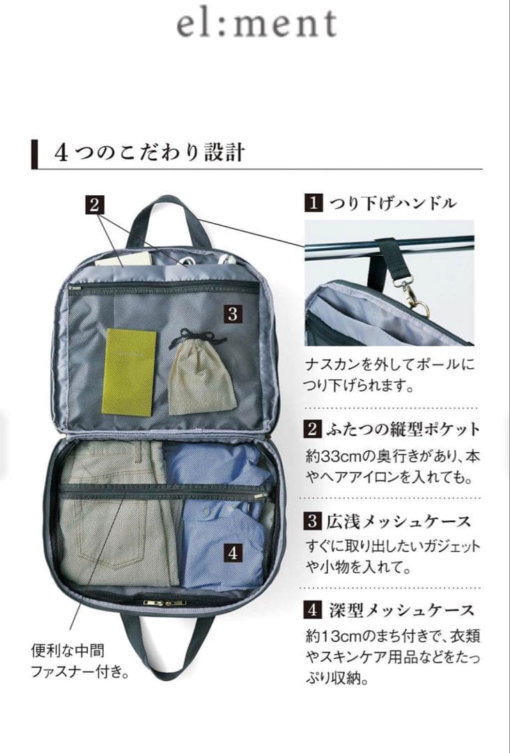 フェリシモ　トラベルバック