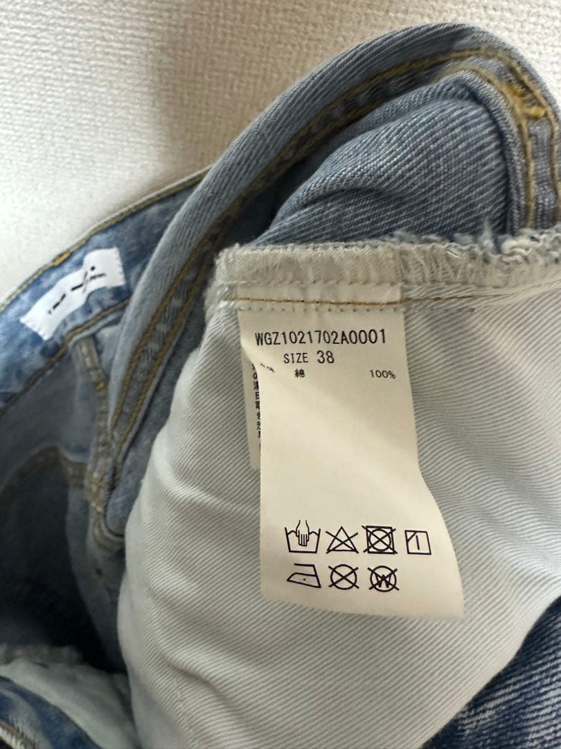 ウィムガゼット ラインカーブ　デニム　DENIM