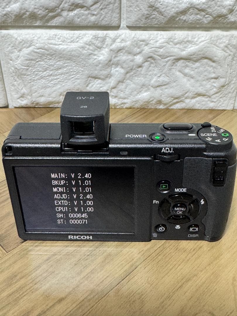 極美品 SHOT数645 RICOH GR DIGITAL II & GV2