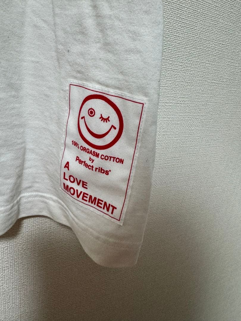 Perfect ribs × A LOVE LOVE&PEACE Tシャツ M