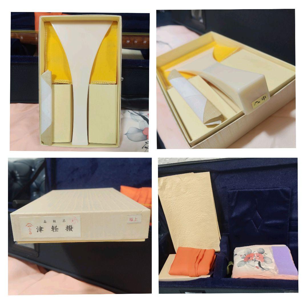 ​【極上】三味線 中棹 紅木 東さわり トチ 棹径28mm 地唄 津軽撥付