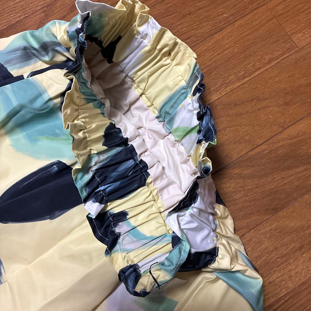 fennel フラワー　フレアースカート　イエロー9号 新品　ヤマダヤ