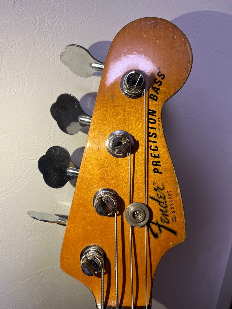 【ヴィンテージ】Fender Precision BASS ナット交換　プレベ
