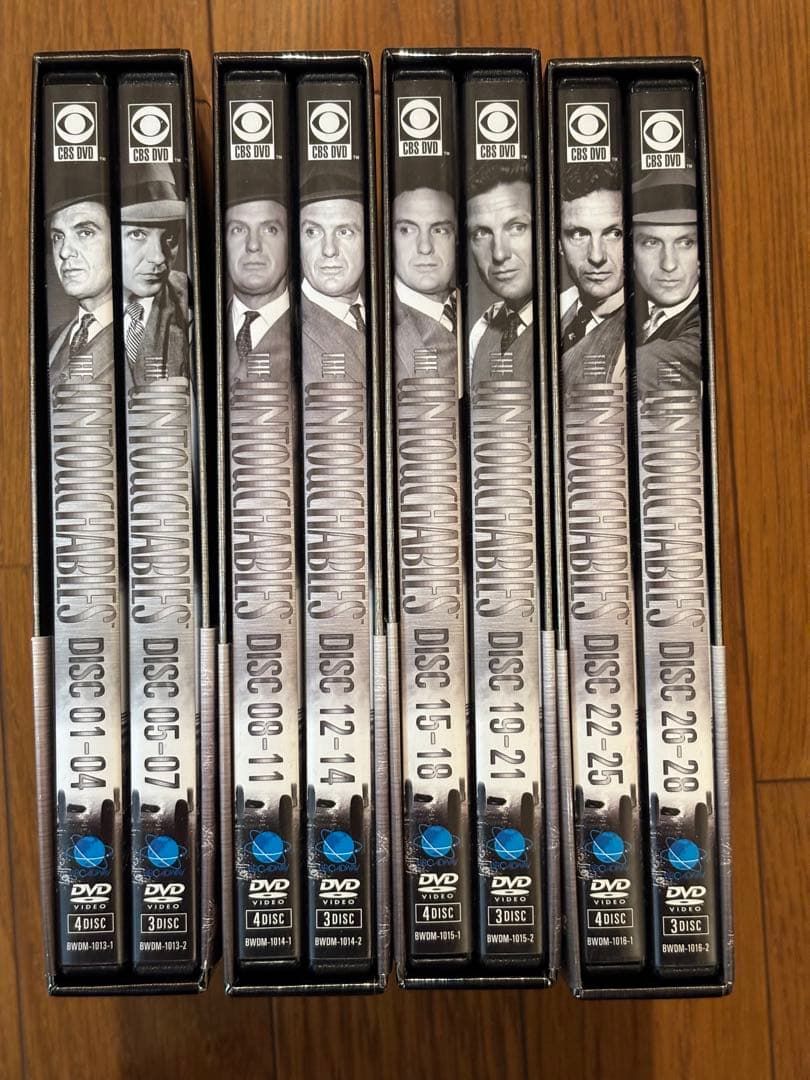 THE UNTOUCHABLES DVD BOX 1-4 アンタッチャブル　中古