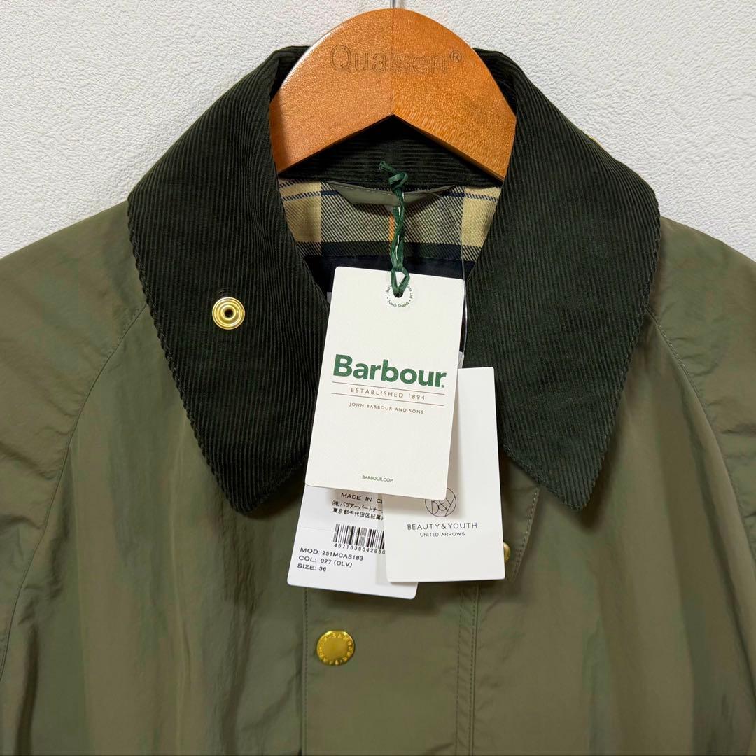 BEAUTY&YOUTH 別注 Barbourトランスポート サイズ36