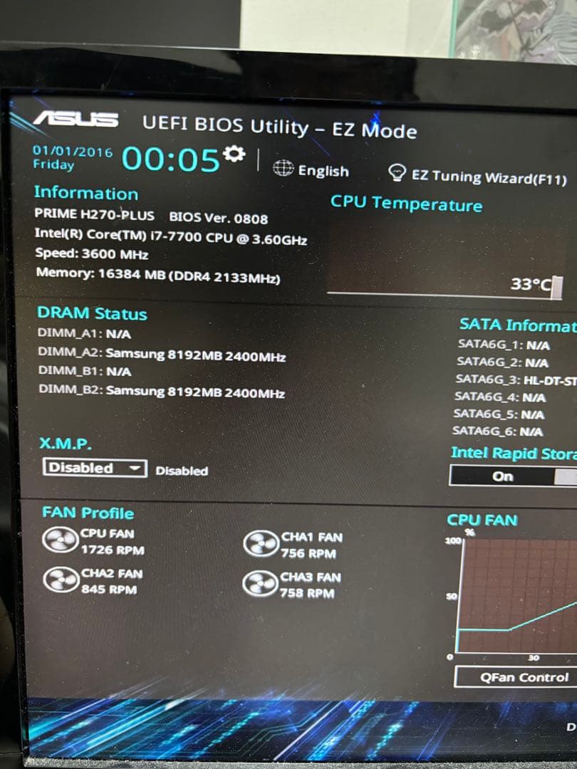 H270-plus &Intel Core i7 7700セット