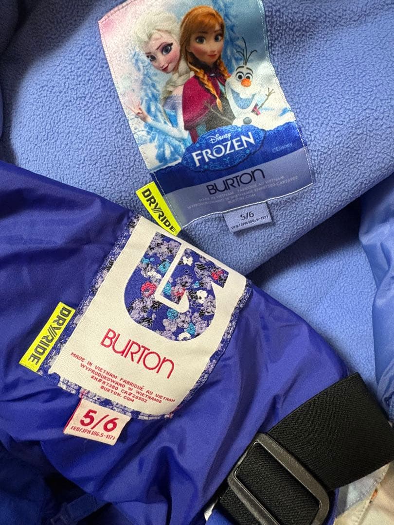 アナ雪デザイン バートンスノーウェアセット 子供用