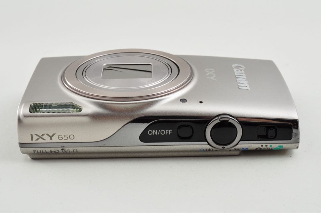 美品　Canon キャノン IXY 650 シルバー　デジカメ