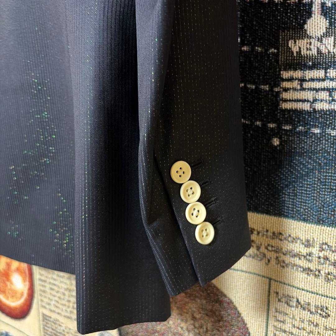 ワコマリア×DORMEUIL ストライプ・テーラードジャケットM