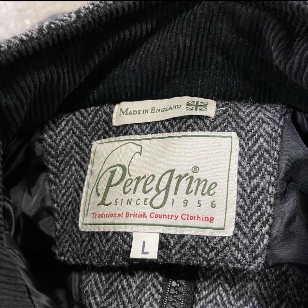 英国製 Peregrine ペレグリン ハリスツイード スウィングトップ L
