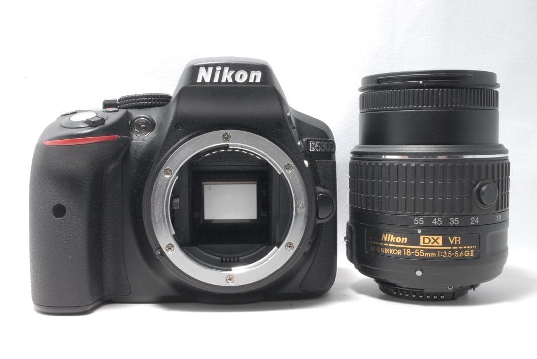 【新品級ショット数】Nikon　D5300　WiFi搭載　回転式モニター