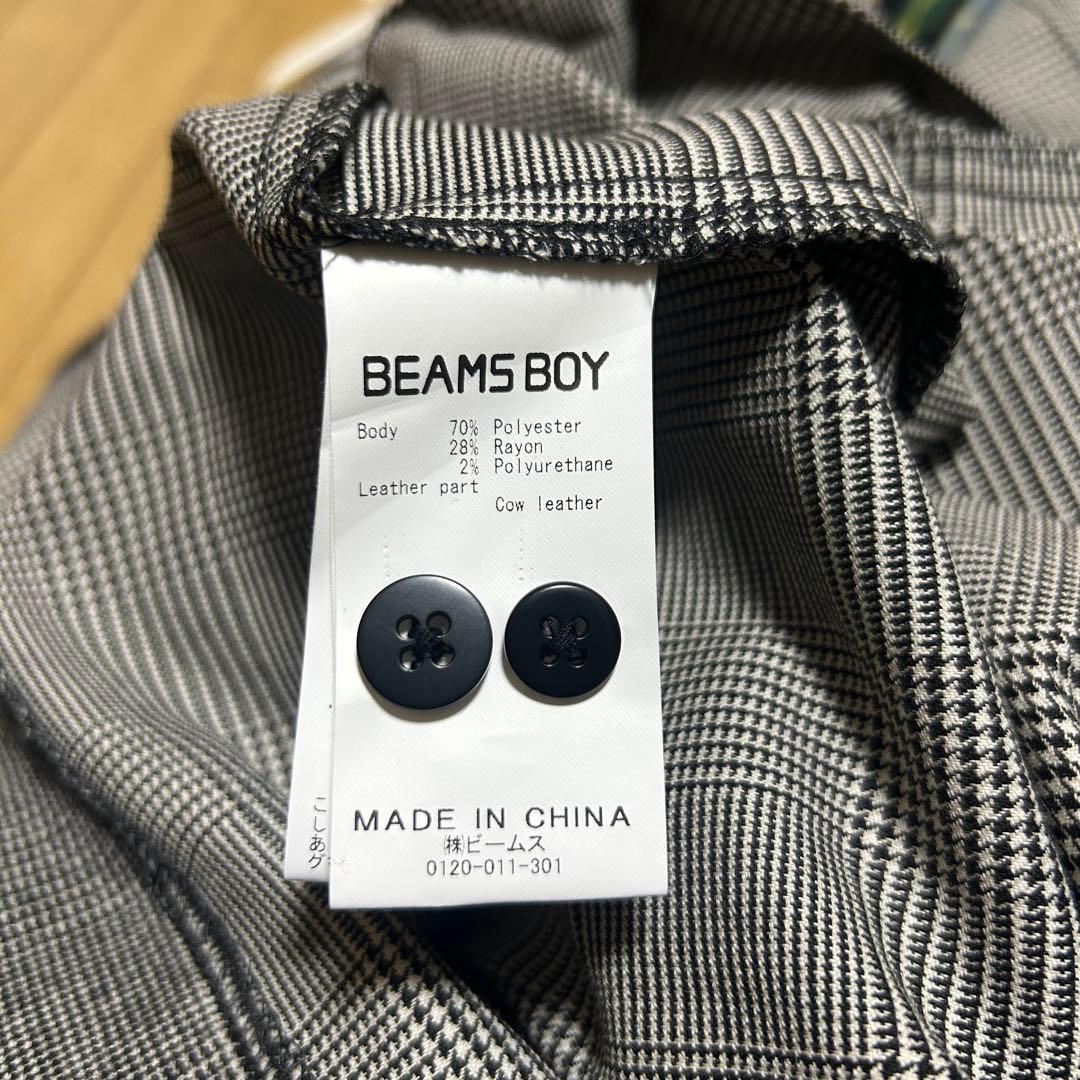 未使用/BEAMS BOY/ビームスボーイ/チェック/プリーツ/スカート/セット