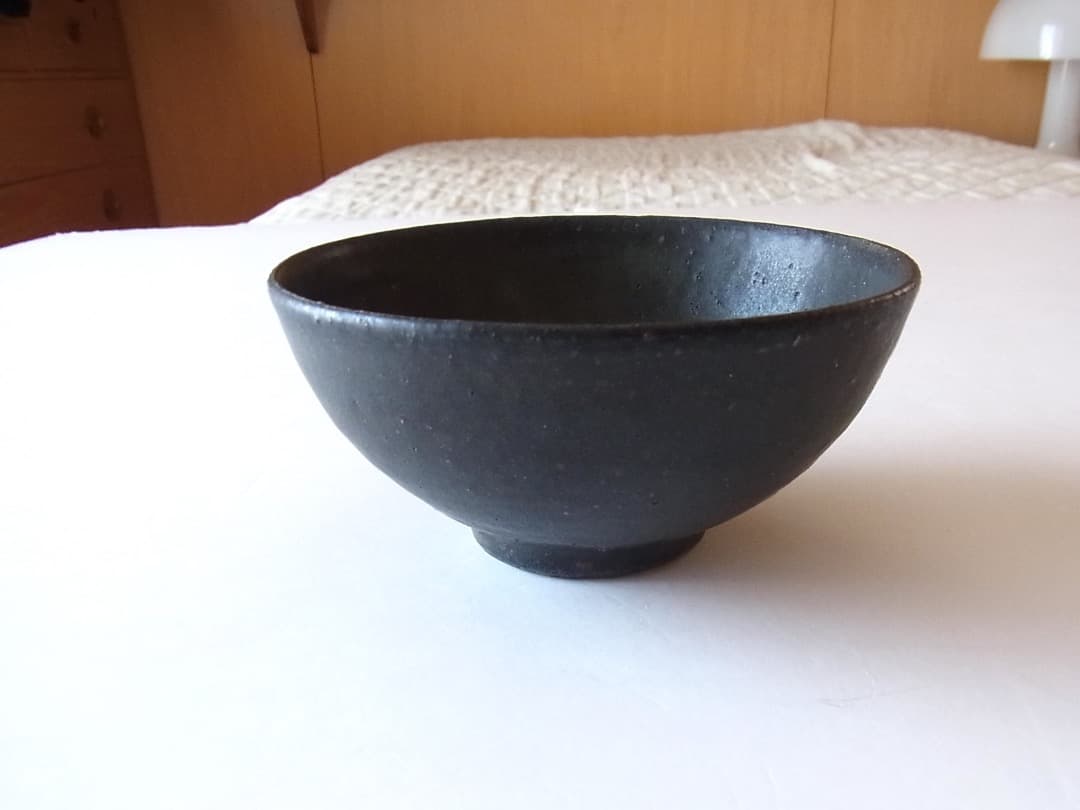 長谷川奈津 黒釉碗／鉢 飯碗 陶器 皿