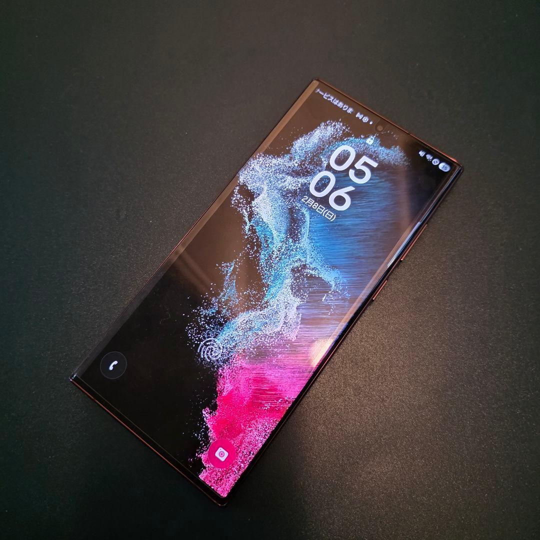 かなり綺麗　Galaxy s22 ultra au版　scg14
