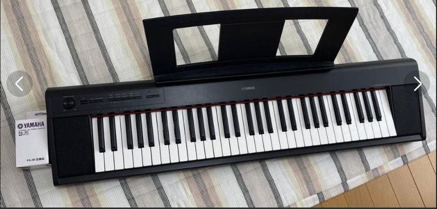 【美品】ヤマハYAMAHA piaggero NP-12 電子ピアノ